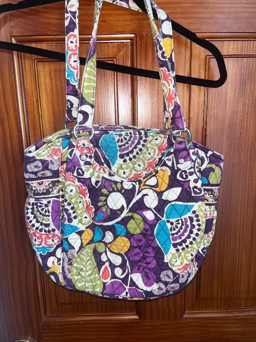 Vera Bradley Shoulder Bag Purse Colorful Floral Pattern